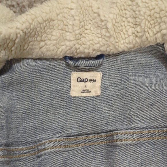 Denim Jacket Sherpa Lining Old Navy - Picture 7 of 8